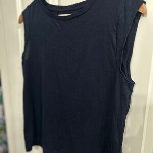 Ann Taylor LOFT size M Dark Blue Muscle Tee. Beautiful condition. Cotton/Modal